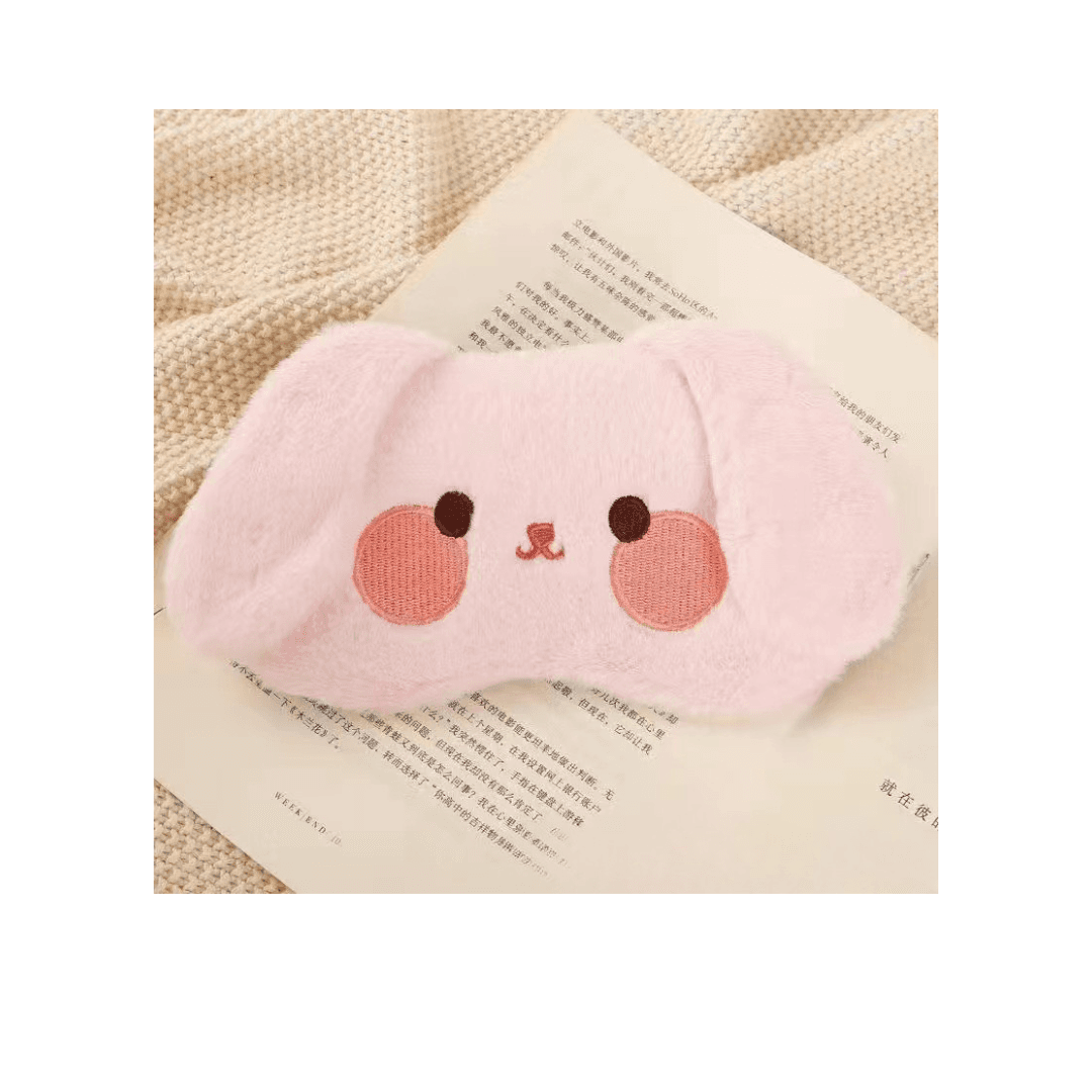 Cute Panda Eye Mask for Sleeping – Soft Plush Light Blocking Sleep Mask