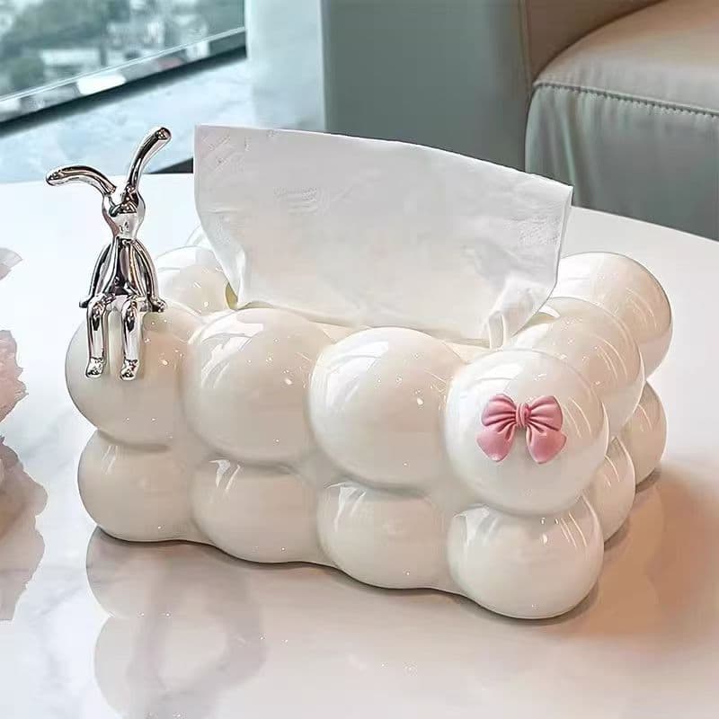 Luxury PP Tissue Box – Modern Living Room Desktop Decor