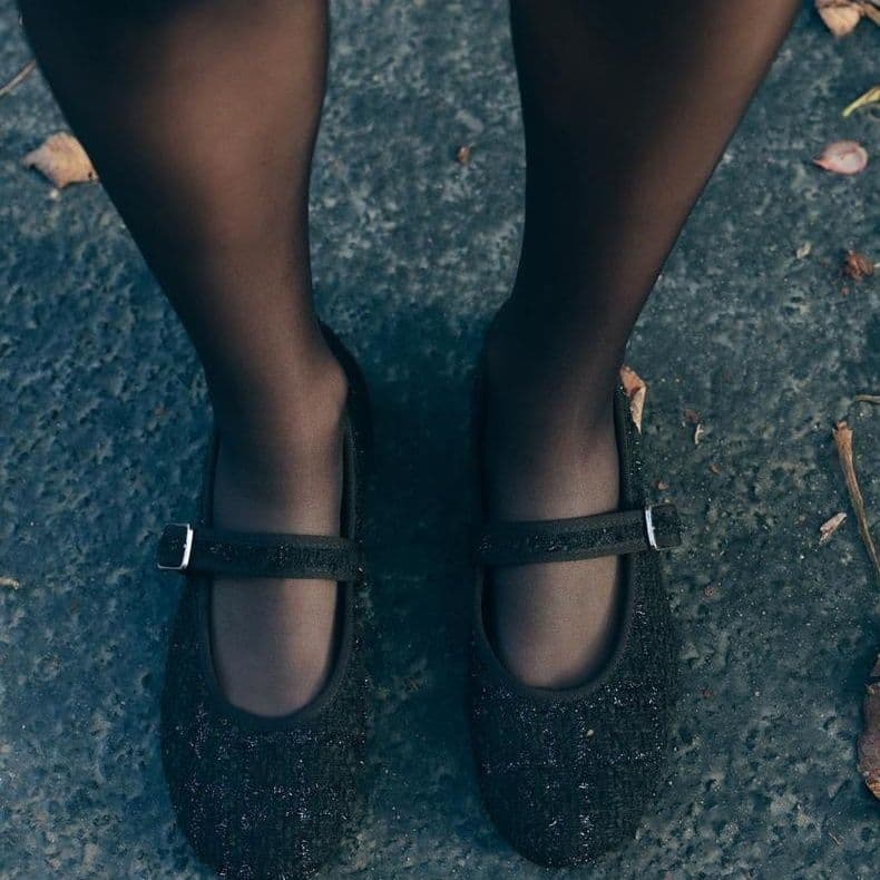 Round Toe Buckle Strap Ballet Flats Women Mary Jane Shoes