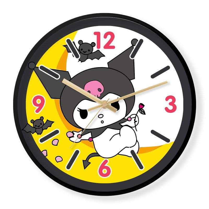 Sanrio Kuromi Cute Cool Silent Quartz Wall Clock