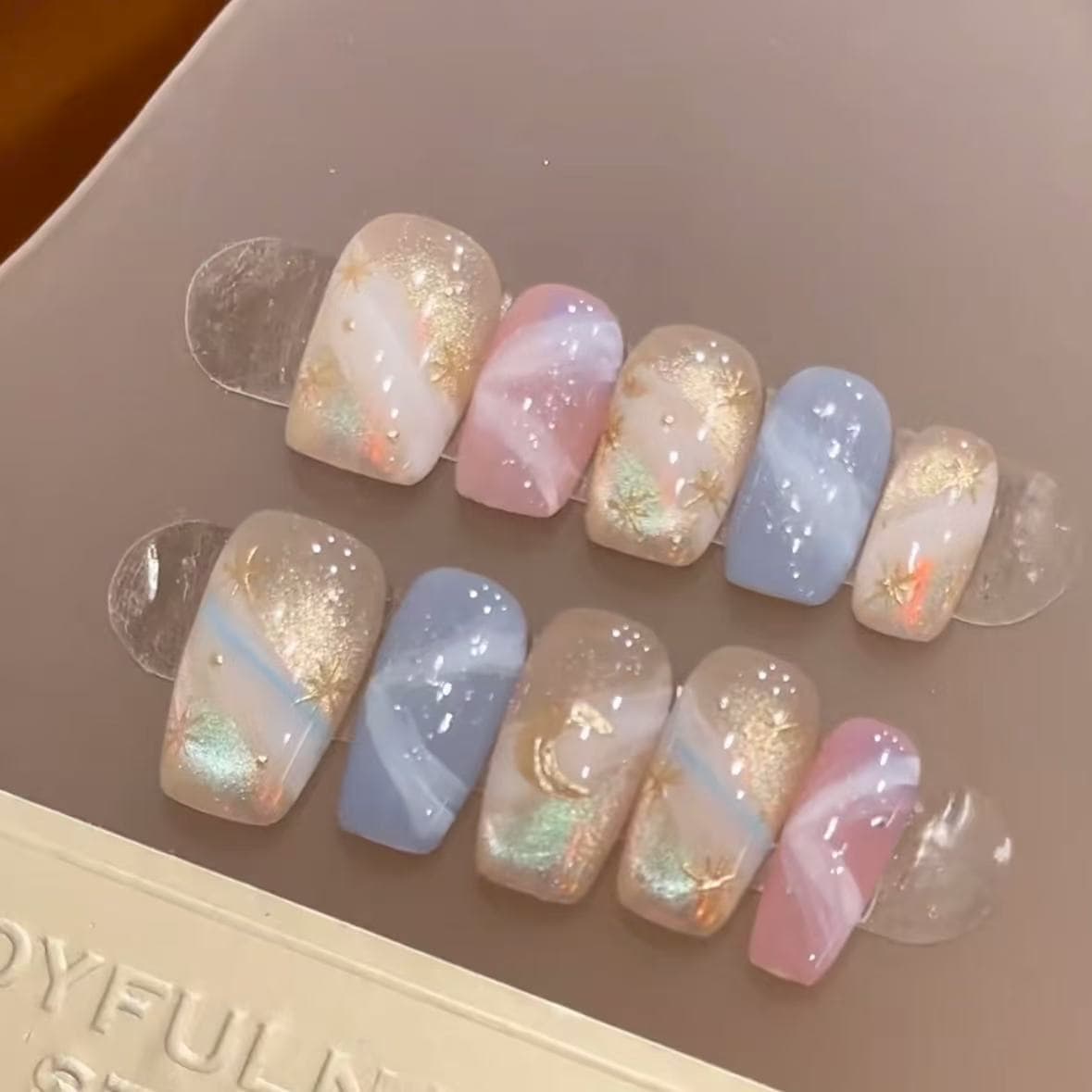Gentle Korean Style Press-On Nails