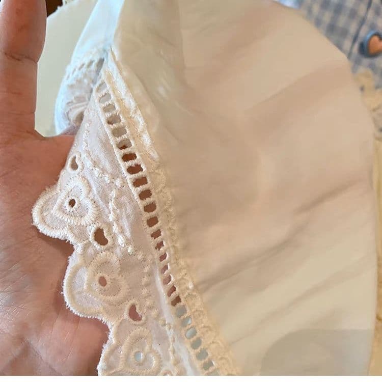 Sweet Puff Sleeve Peter Pan Collar Dress