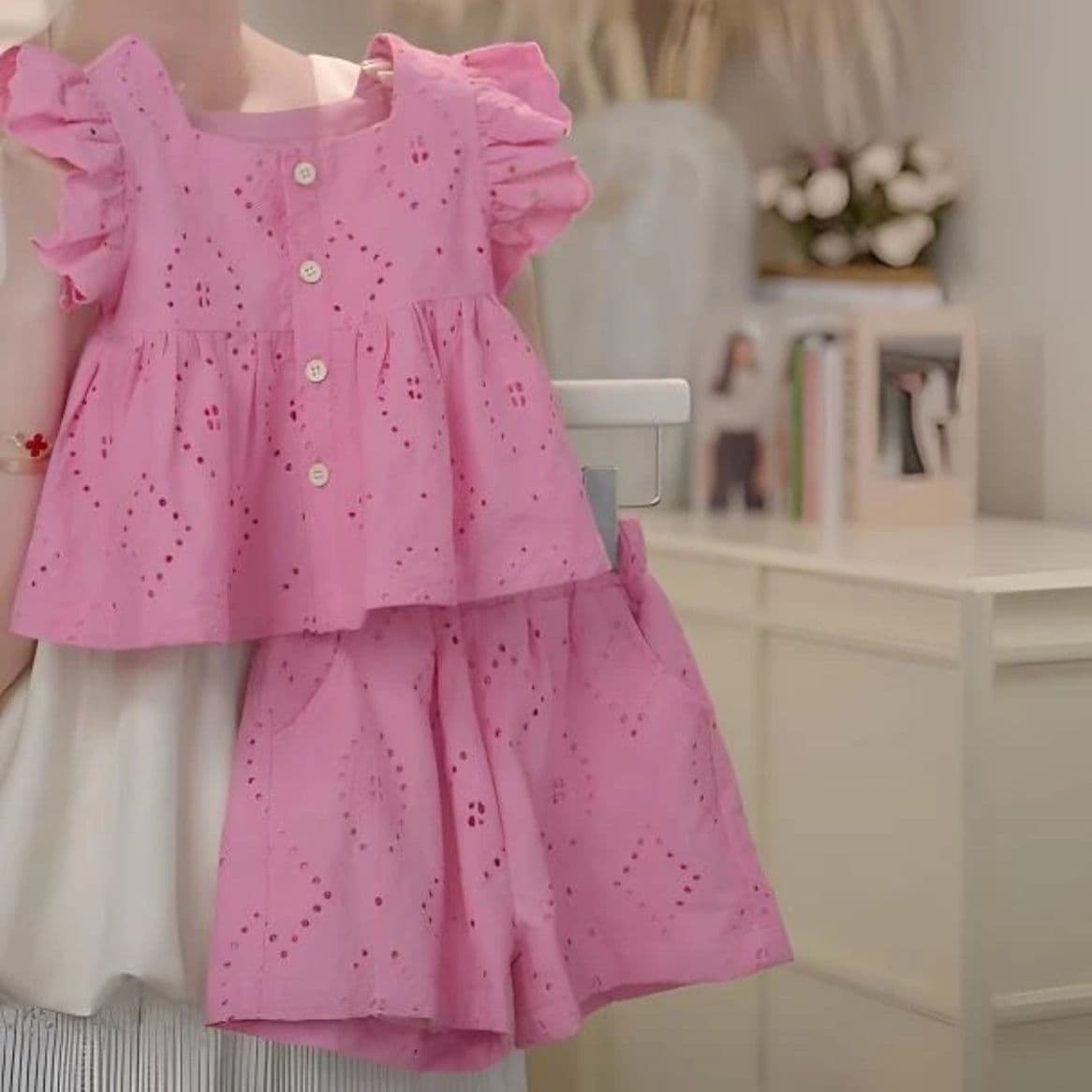 Chic Fairy Summer Cotton Two-Piece Outfit