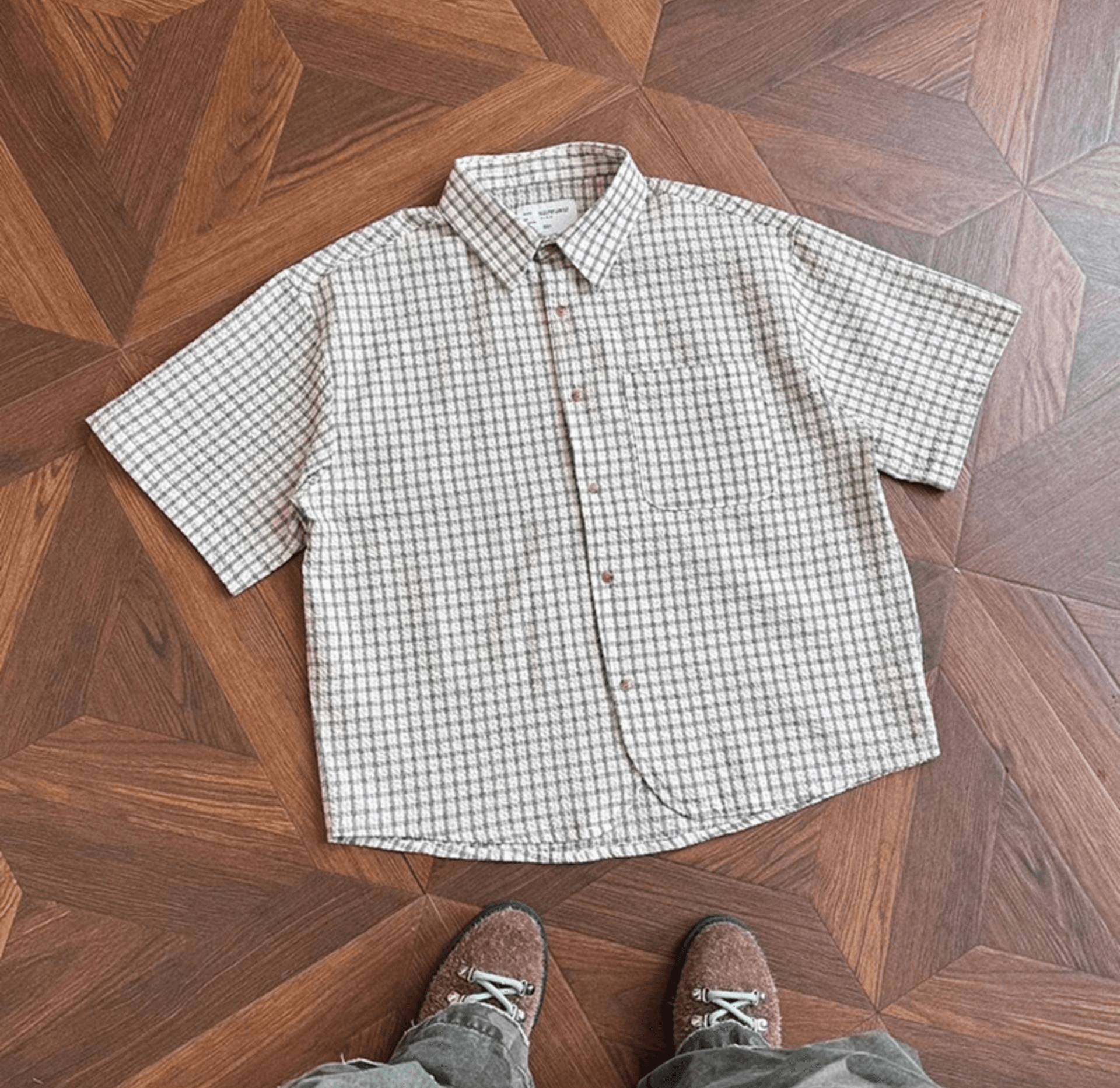 Retro Loose Fit Half Sleeve Cleanfit Top