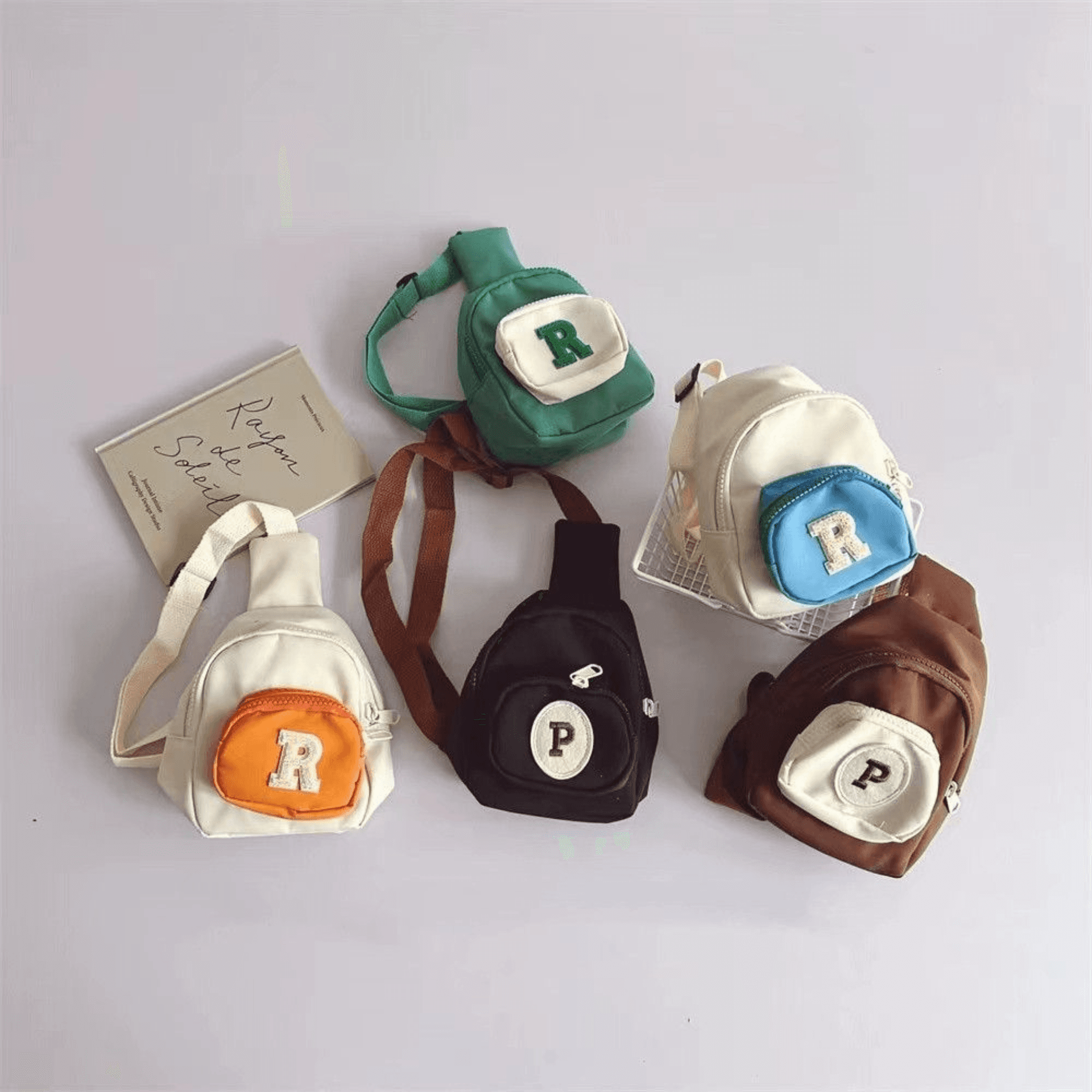 Colorblock Multi-Pocket Waist Bag