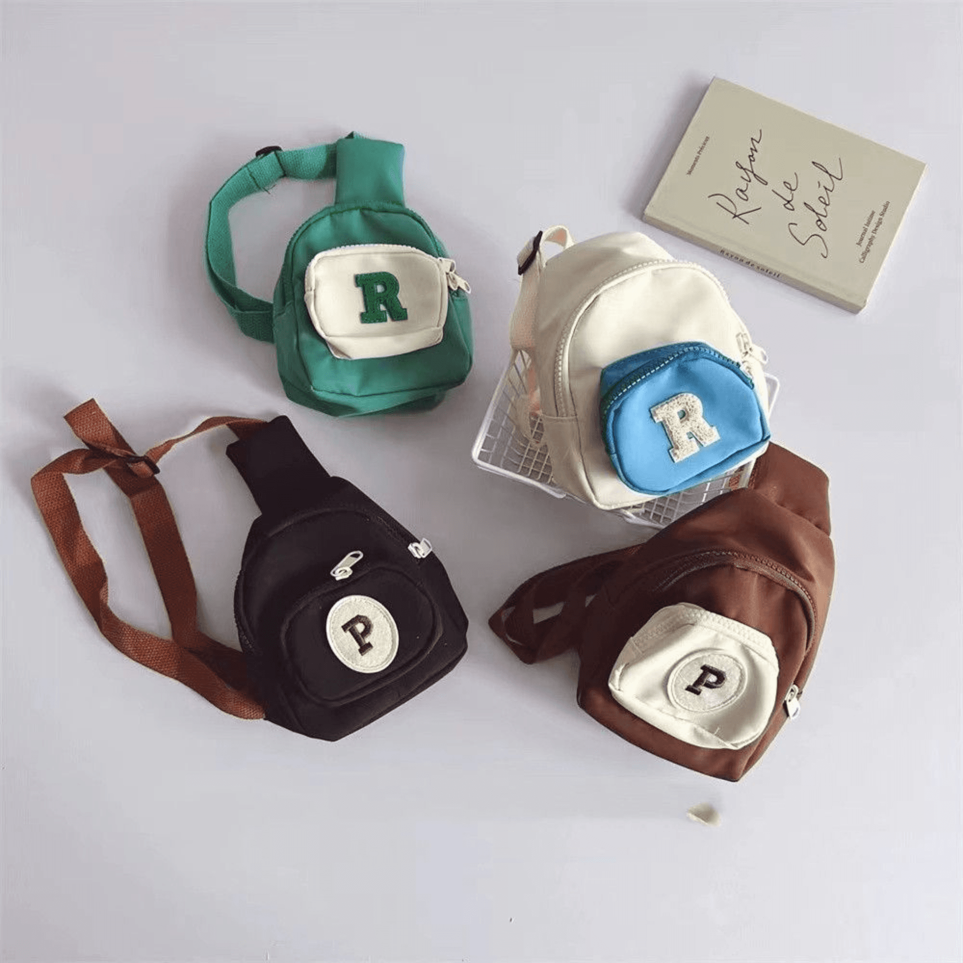 Colorblock Multi-Pocket Waist Bag