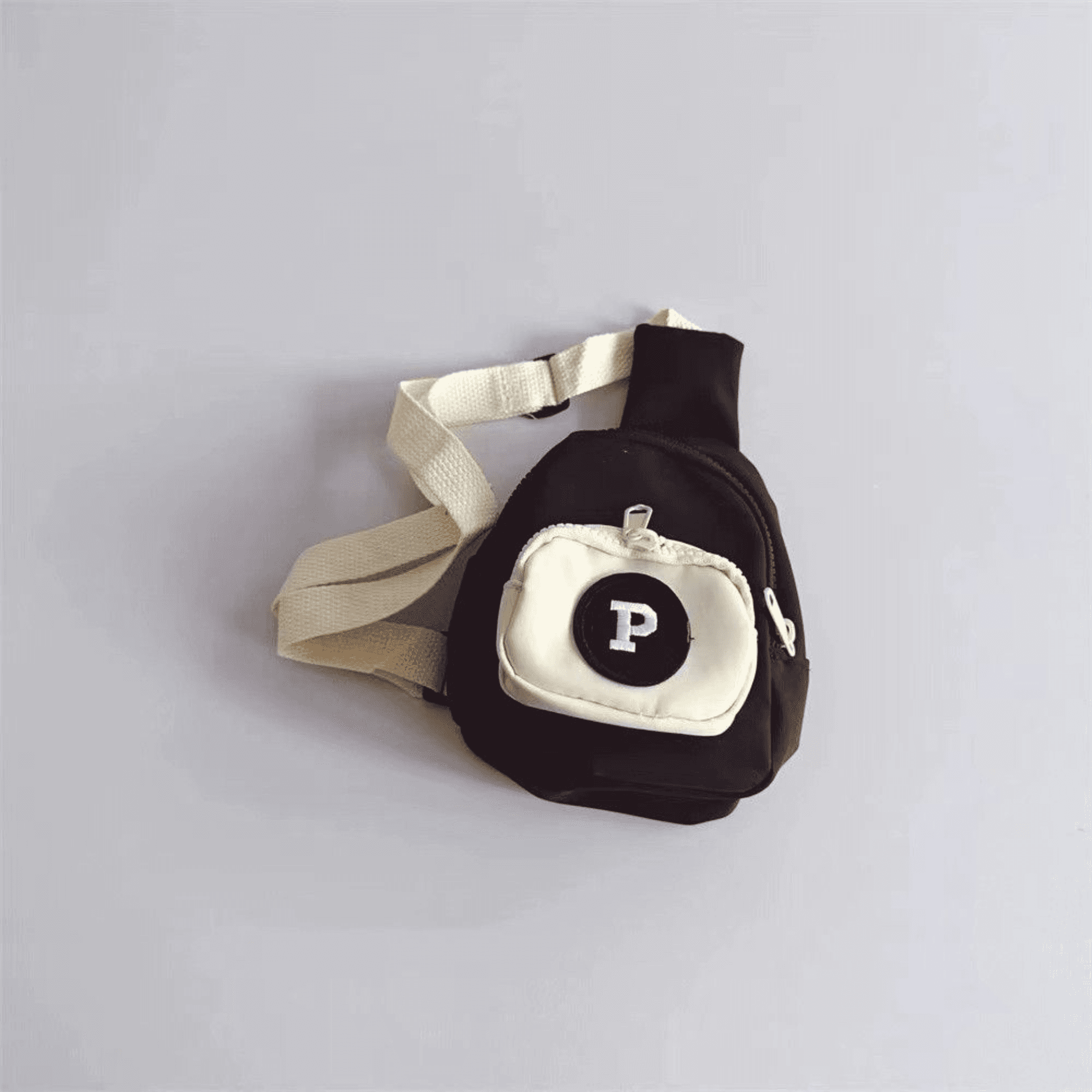 Colorblock Multi-Pocket Waist Bag