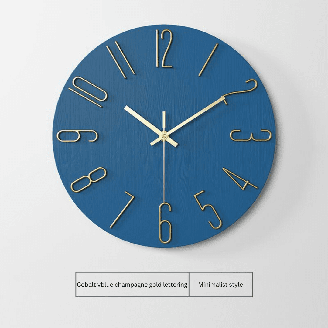 Trendy Minimalist Wall Clock - Creative Quartz Clock for Living Room, Modern Home Decor