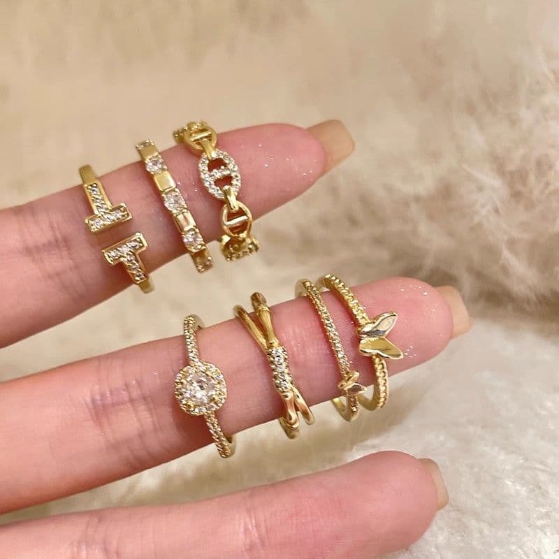 Round Pig Nose Open Ring for Women – Fashionable Statement Finger Ring