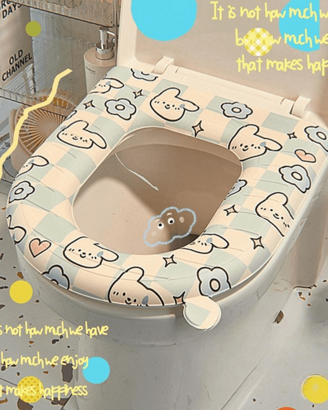 EVA Waterproof Thick Toilet Seat Cushion