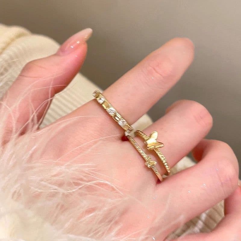 Round Pig Nose Open Ring for Women – Fashionable Statement Finger Ring