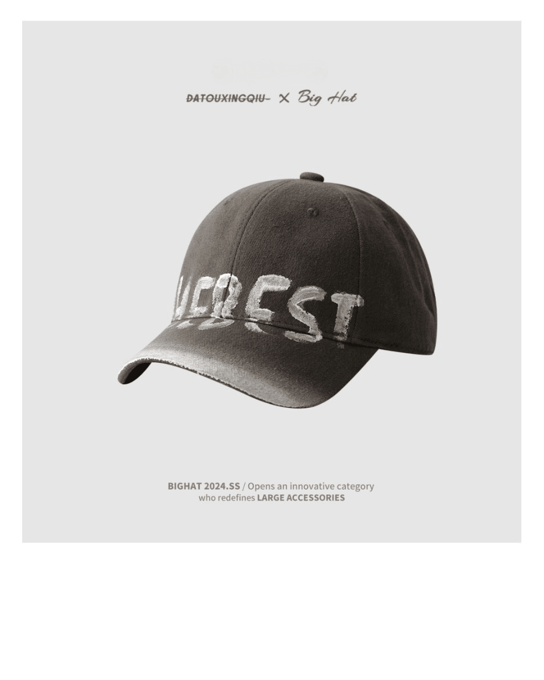 Large Head Friendly Vintage Washed Baseball Cap for Women