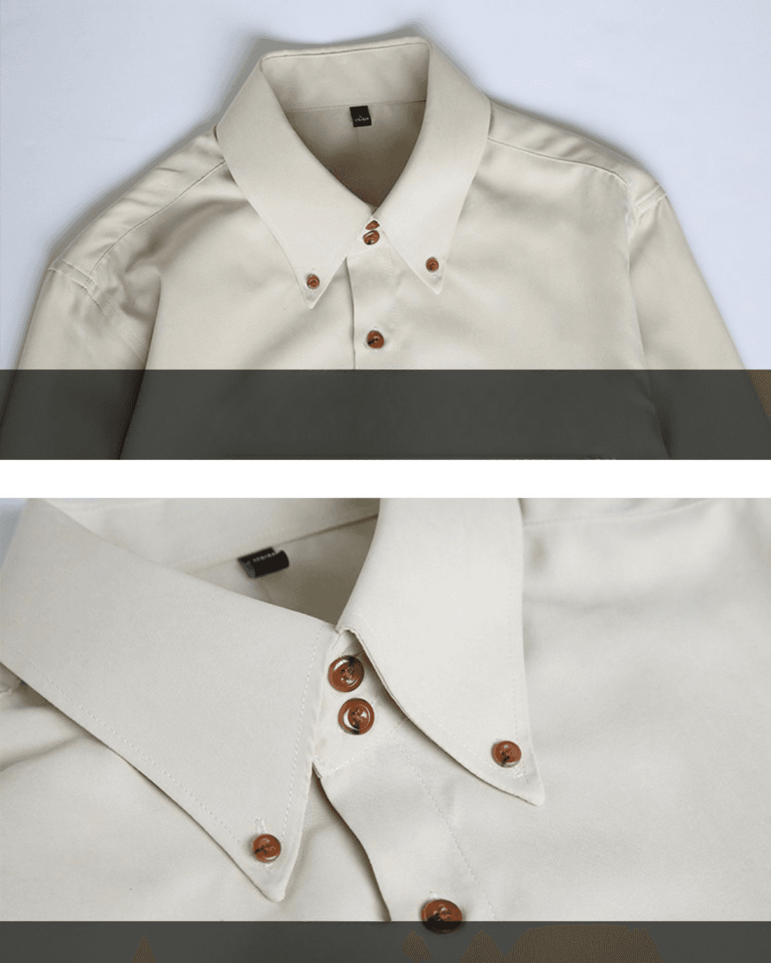 Men’s Luxury Slim Fit Sharp-Collar Dress Shirt