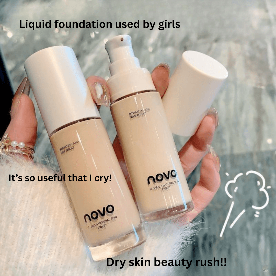 NOVO Long-Lasting Foundation with Concealer – Hydrating Matte Finish BB Cream