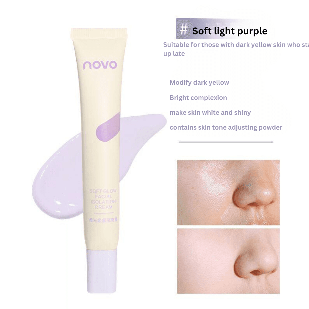 NOVO Hydrating Tone-Up Primer - Brightening & Color Correcting Cream