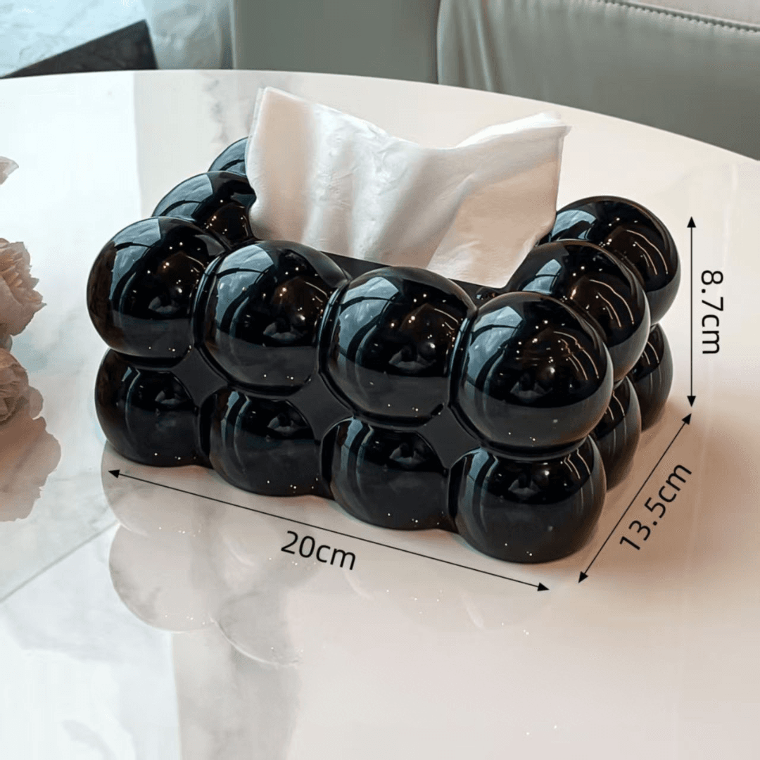 Luxury PP Tissue Box – Modern Living Room Desktop Decor