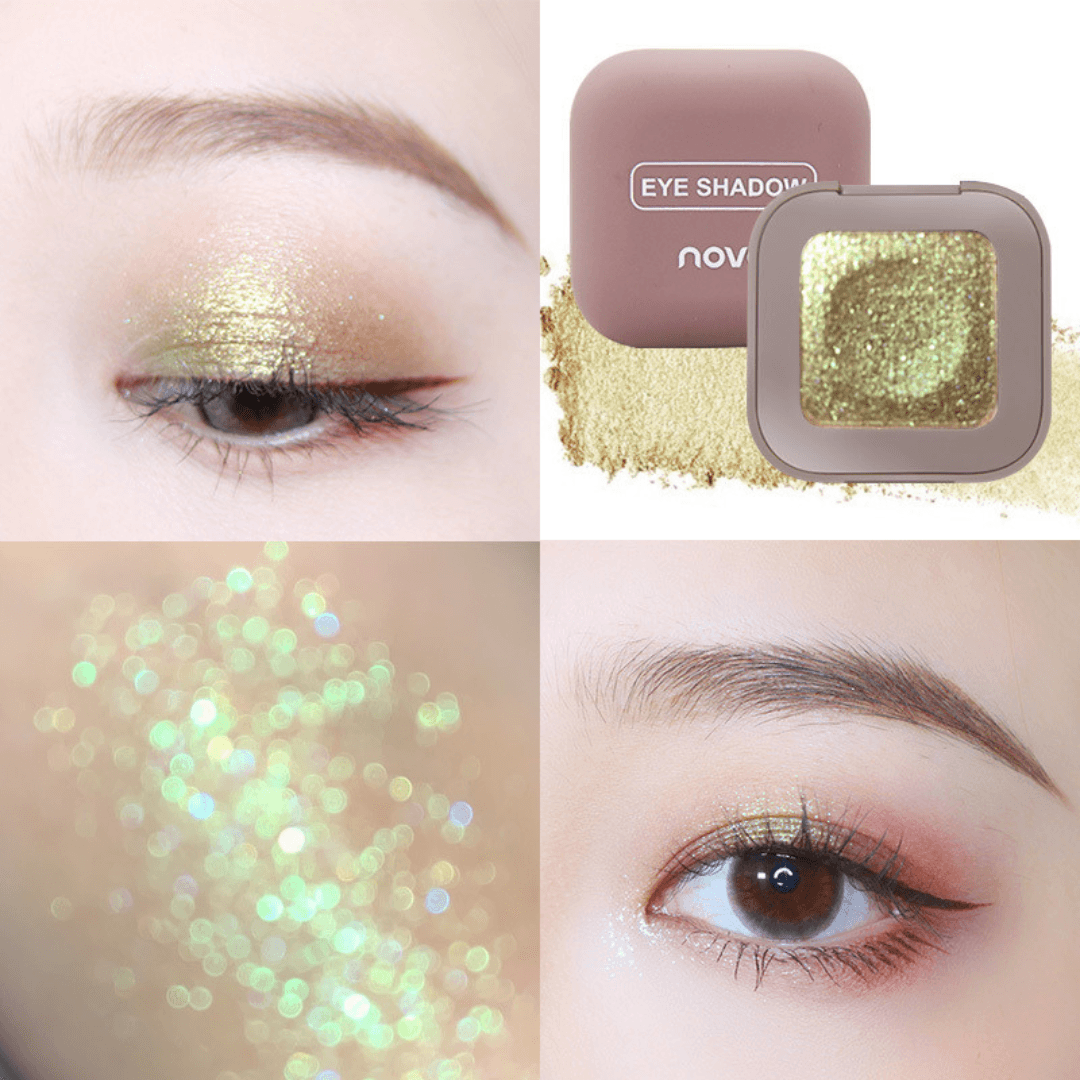 NOVO keyboard fingertip cool eye shadow matte high flash mashed potato texture eye shadow palette