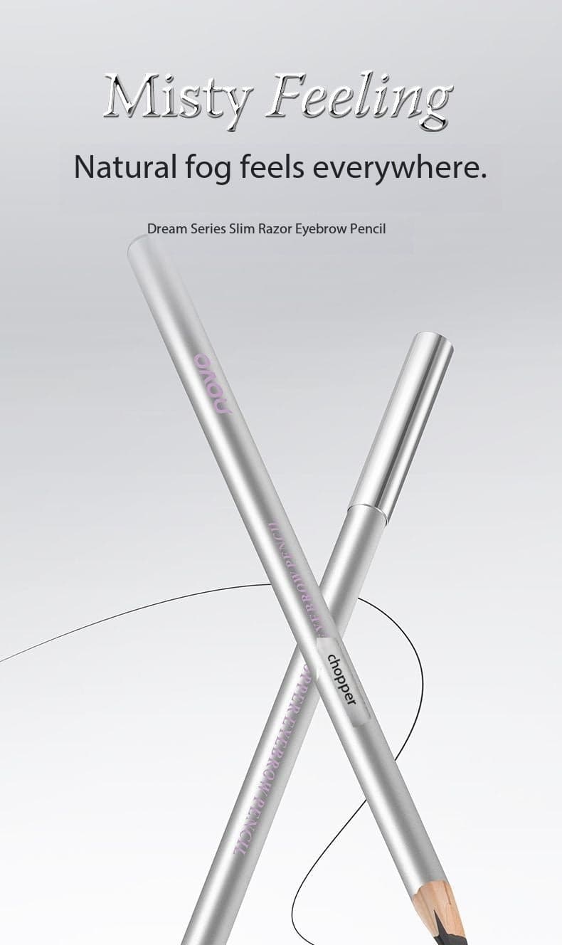 Waterproof Hard Tip Eyebrow Pencil for Natural Hair-Like Brows