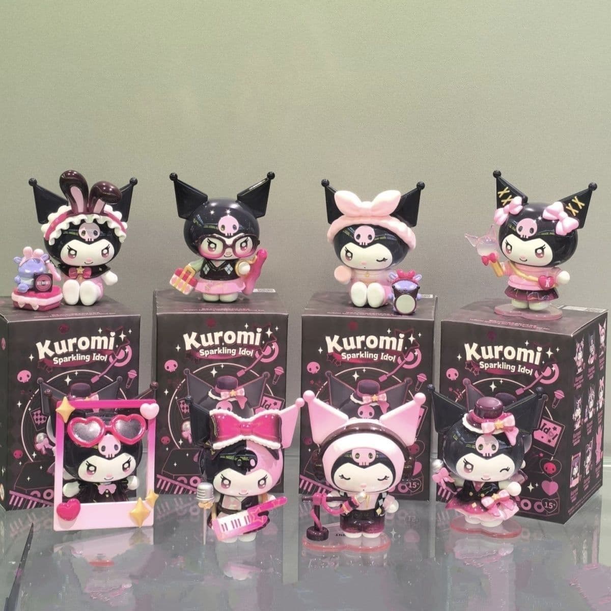 Kuromi Sparkly Idol Series Desktop Figurine Toy