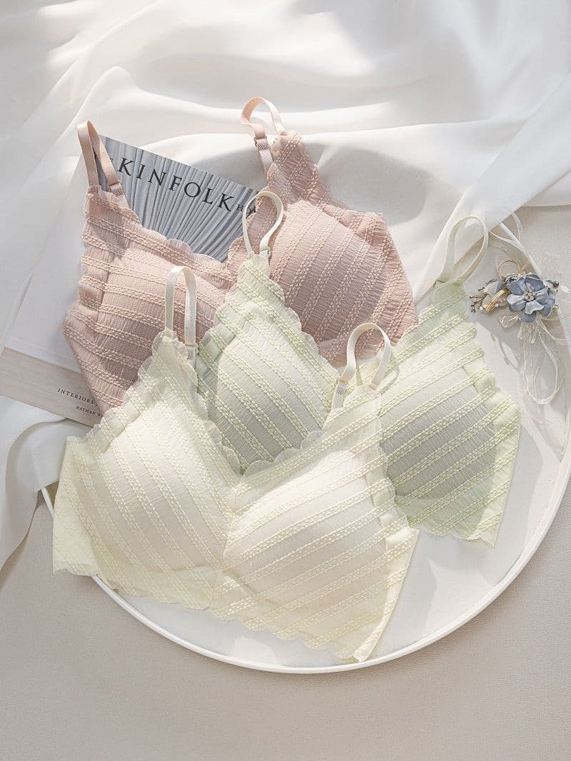 Backless Lace Push-Up Wireless Bra for Small Bust