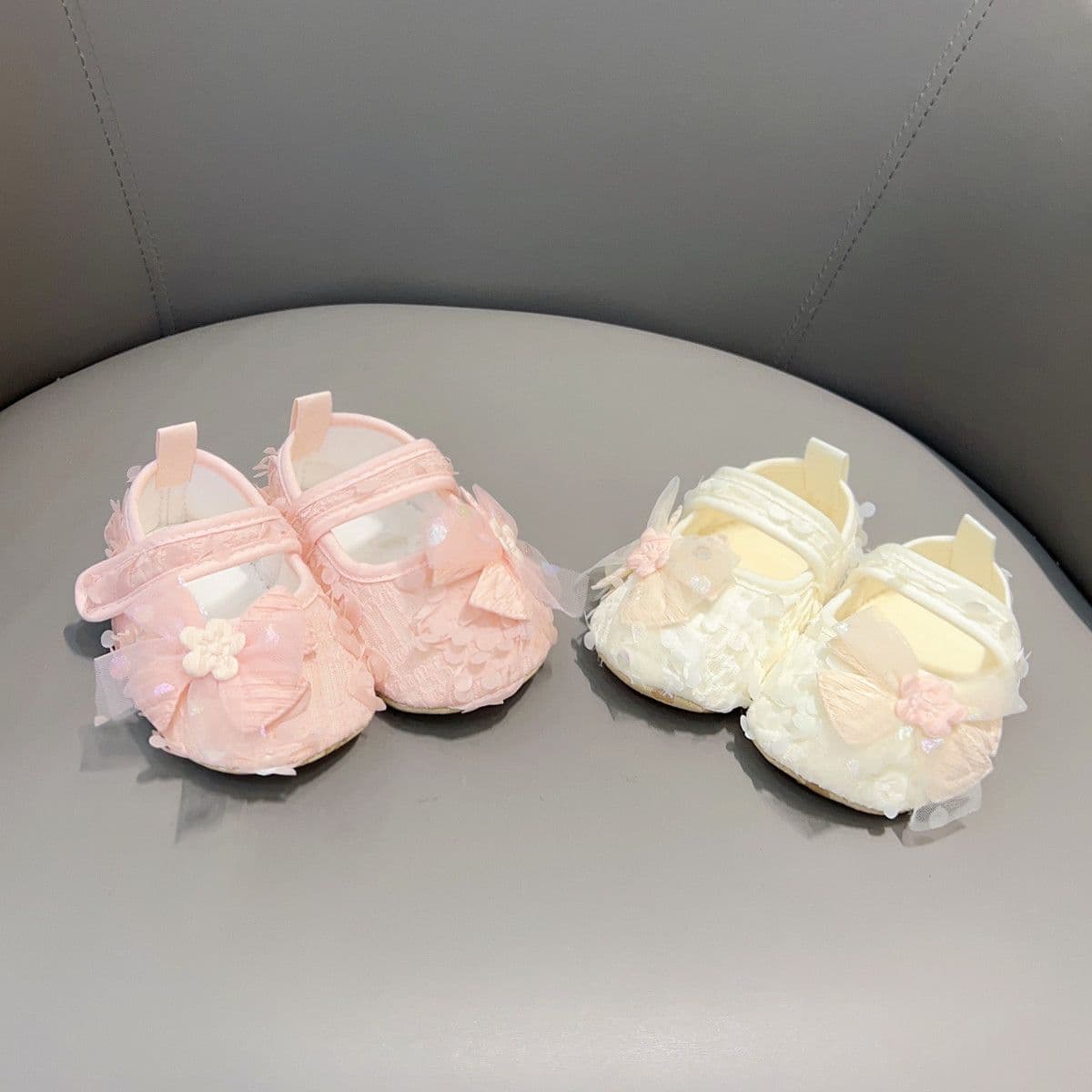 Breathable Cotton Toddler Shoes with Non-Slip Sole