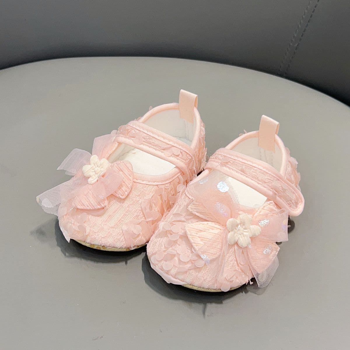 Breathable Cotton Toddler Shoes with Non-Slip Sole