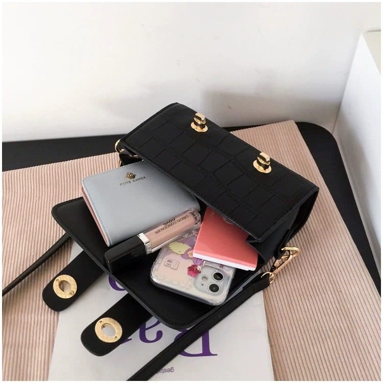 Vintage Style Small Crossbody Top Handle Bag