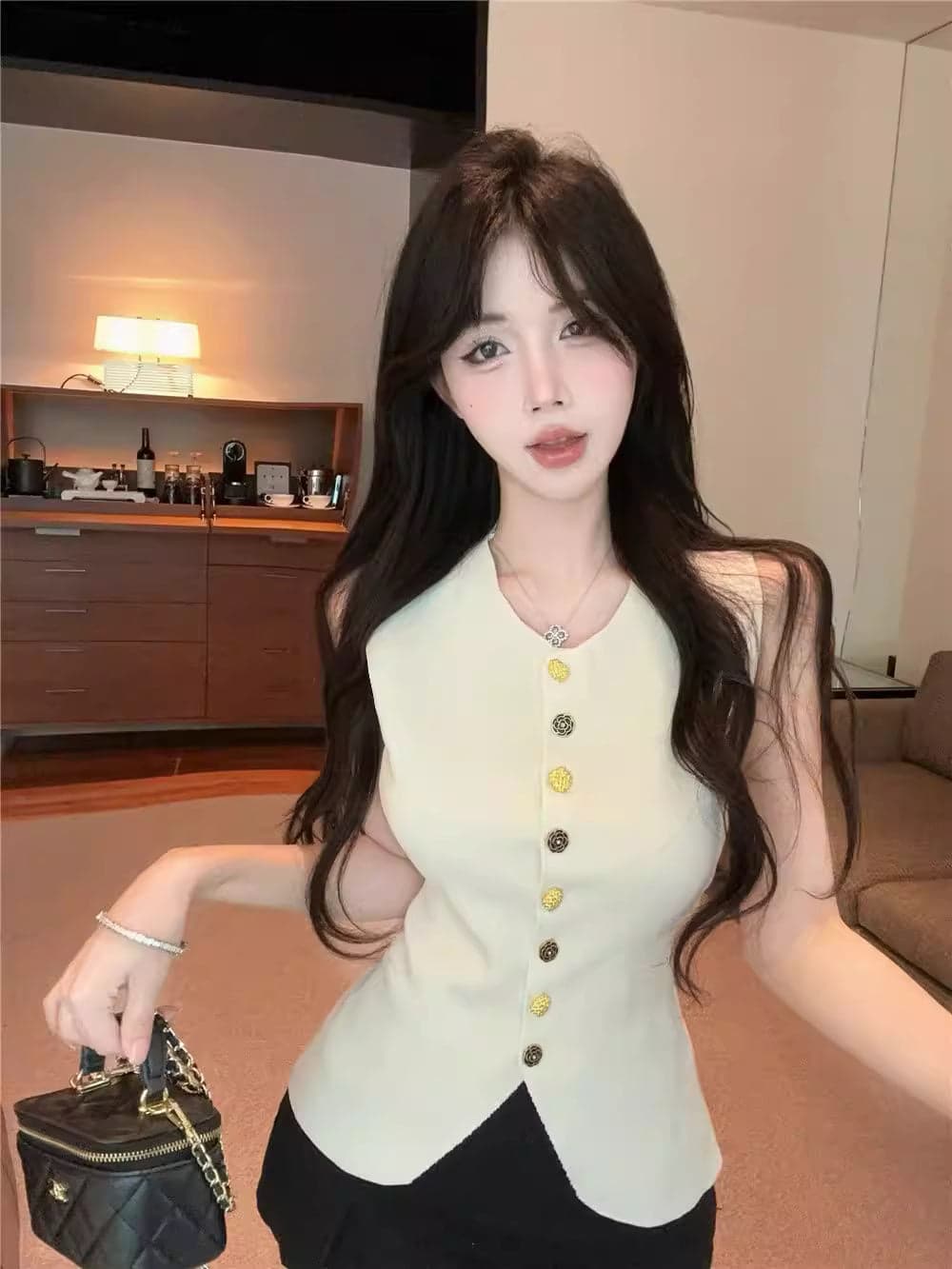 Women's Knitted Summer Vest – Unique Sleeveless Lightweight Trendy Top