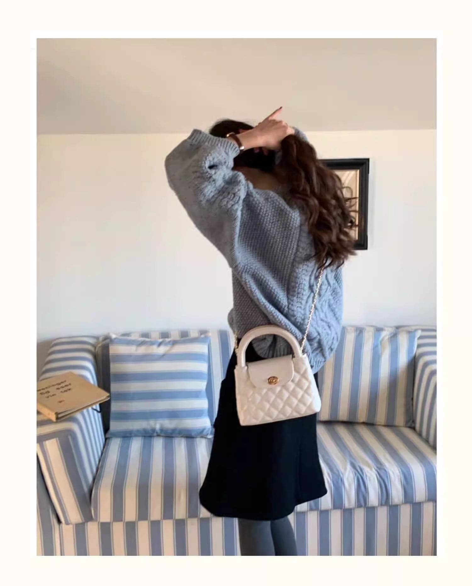 Korean Style Diamond-Pattern Chain Bag – Elegant Chanel-Inspired Shoulder Bag