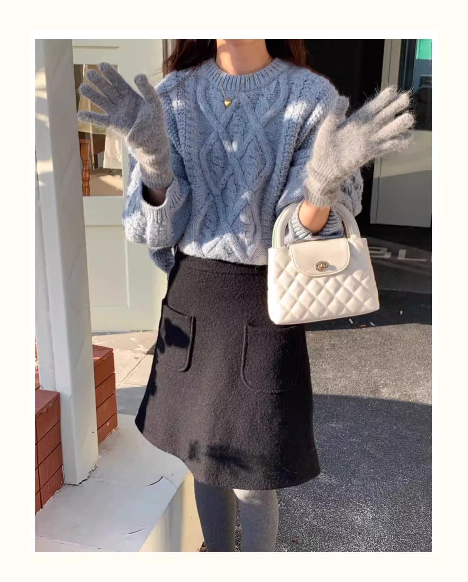 Korean Style Diamond-Pattern Chain Bag – Elegant Chanel-Inspired Shoulder Bag