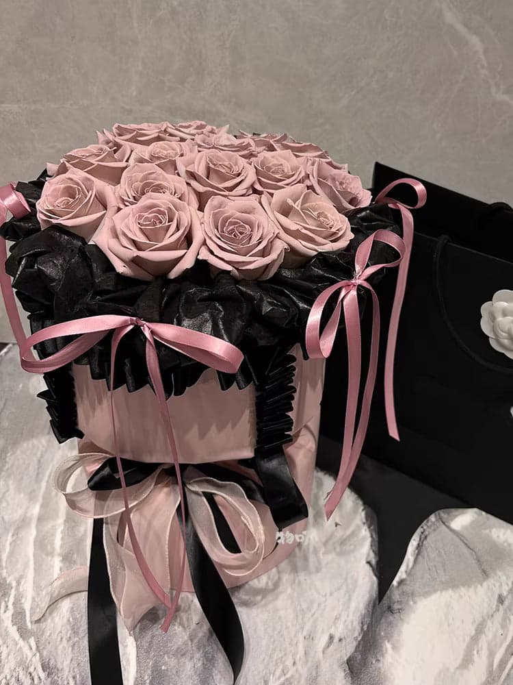 Romantic Preserved Rose Bouquet – Birthday & Women’s Day Gift for Girlfriend