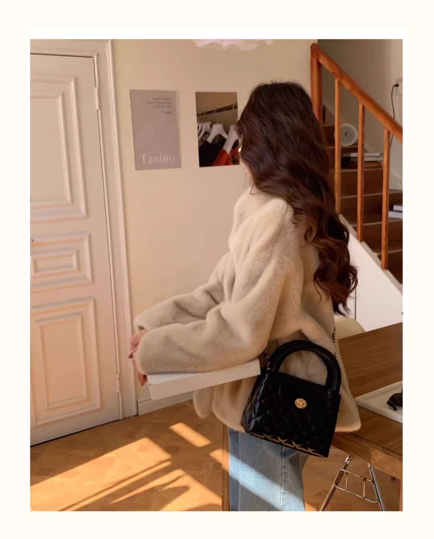 Korean Style Diamond-Pattern Chain Bag – Elegant Chanel-Inspired Shoulder Bag