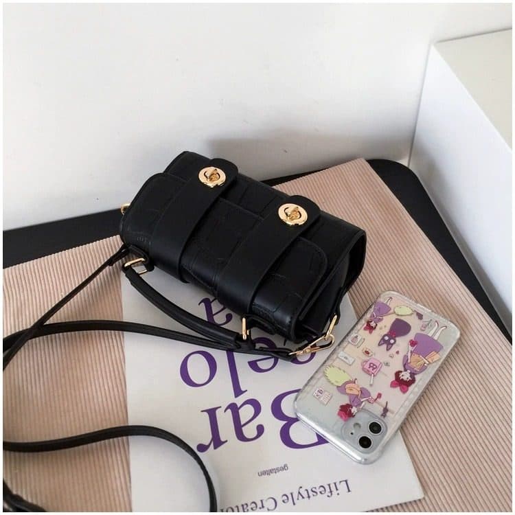 Vintage Style Small Crossbody Top Handle Bag