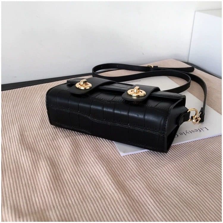 Vintage Style Small Crossbody Top Handle Bag