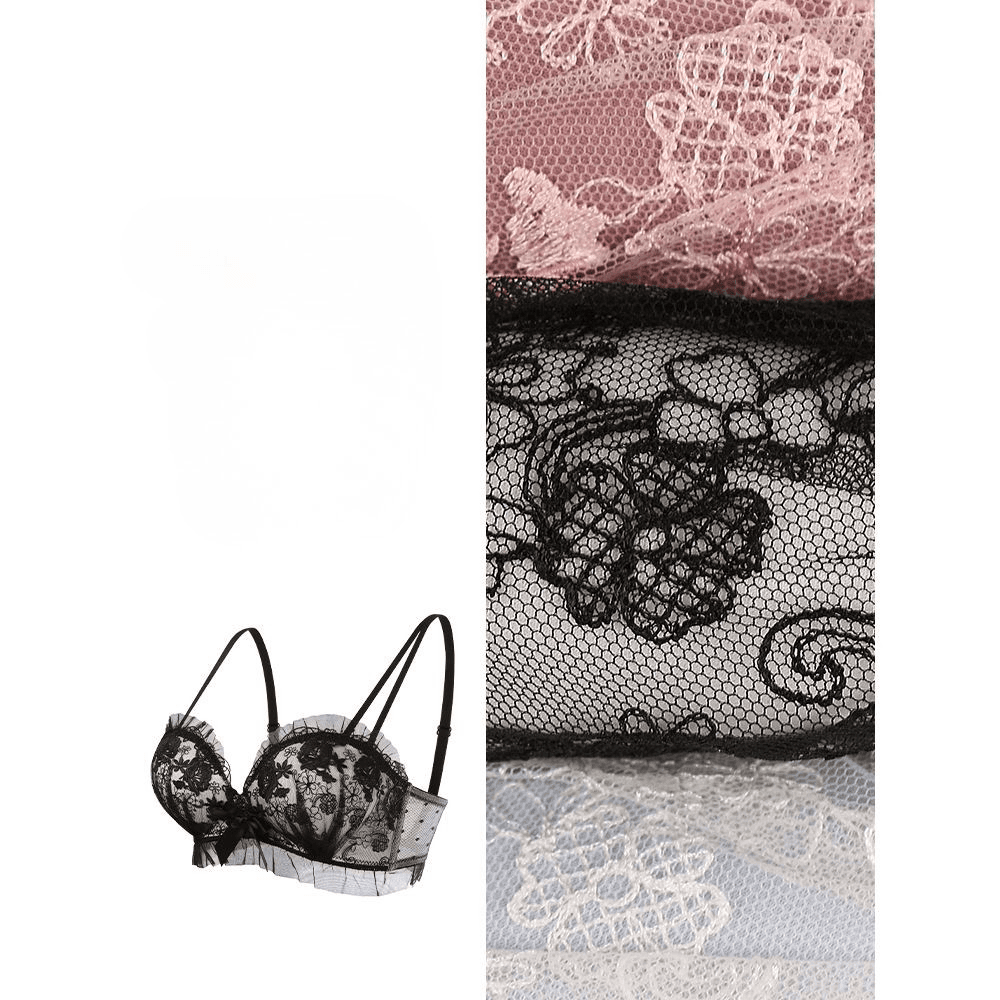 Lucky Red Push Up Bridal Bra for Small Bust