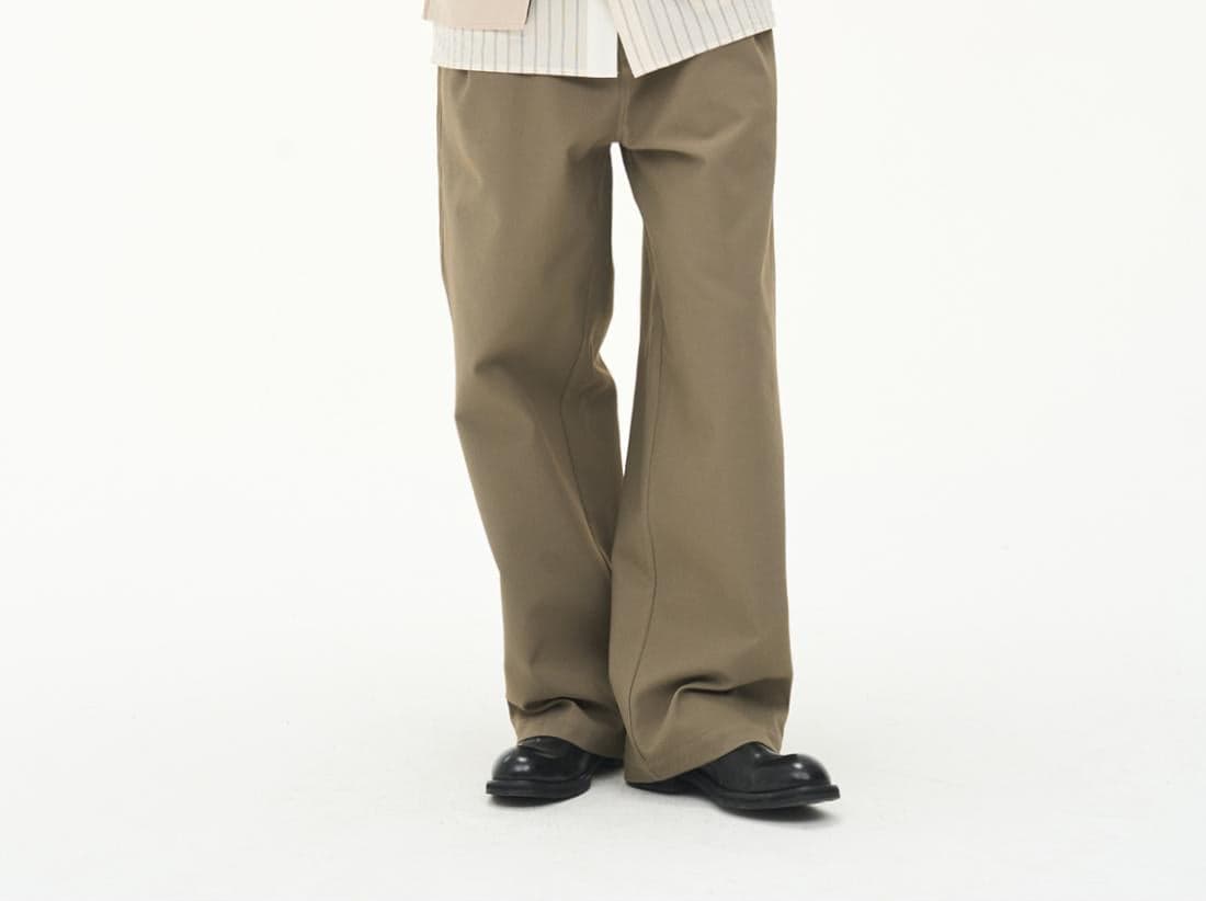 Unisex Lightweight Straight-Leg Trousers – Easy Care Classic Tailored Pants