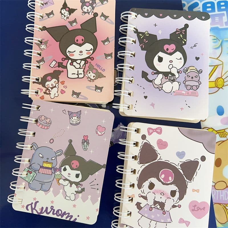 Kuromi A7 Spiral Notebook – Cute INS Style Thick Homework & Study Journal