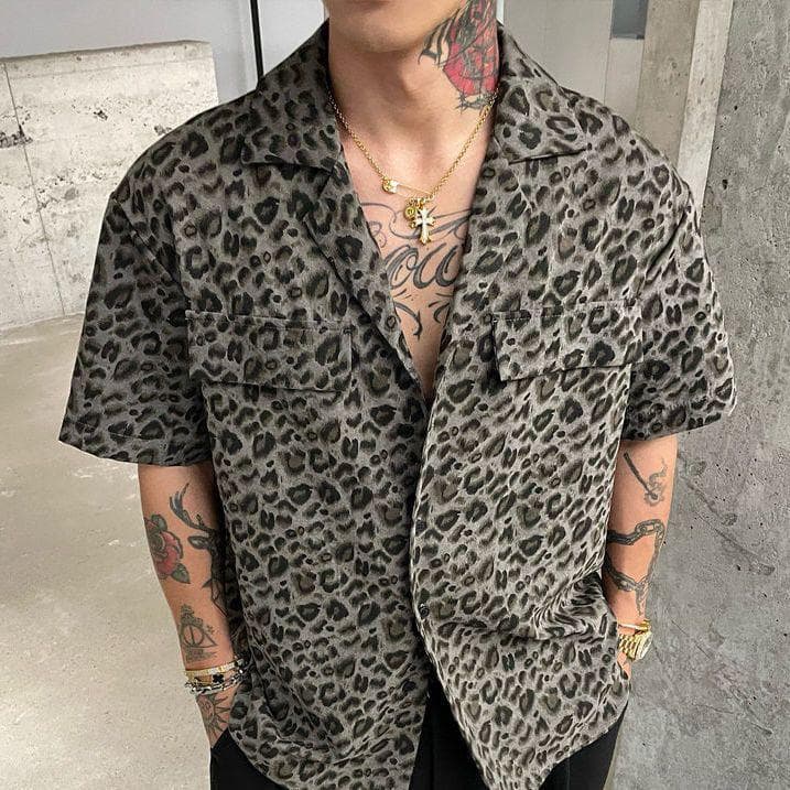 Relaxed Vacation Short Sleeve Casual Shirt