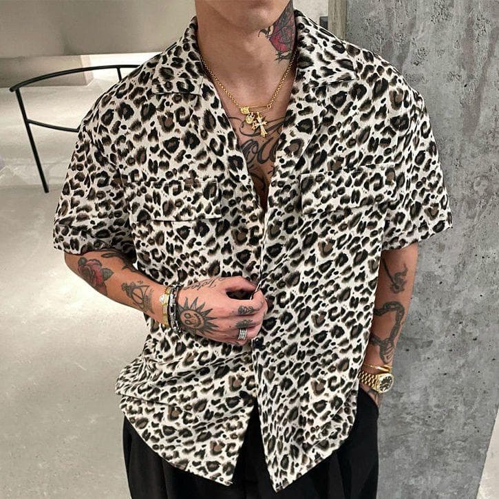 Relaxed Vacation Short Sleeve Casual Shirt