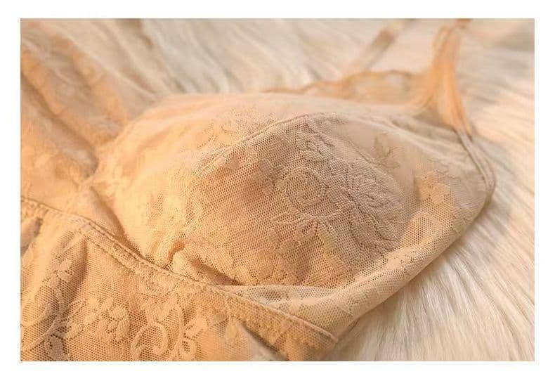 Jacquard Lace Back Beauty Padded Camisole Top