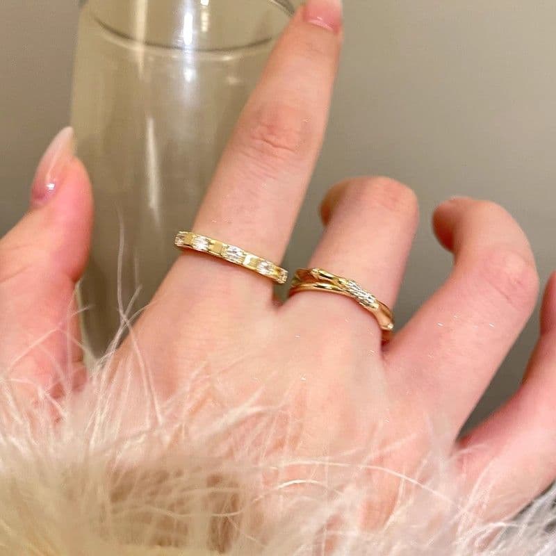 Round Pig Nose Open Ring for Women – Fashionable Statement Finger Ring