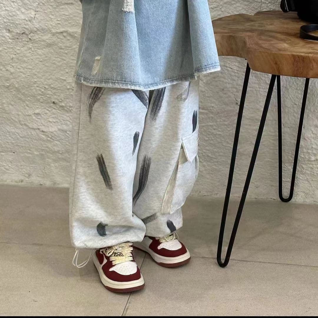 Korean Denim Two-Piece Set