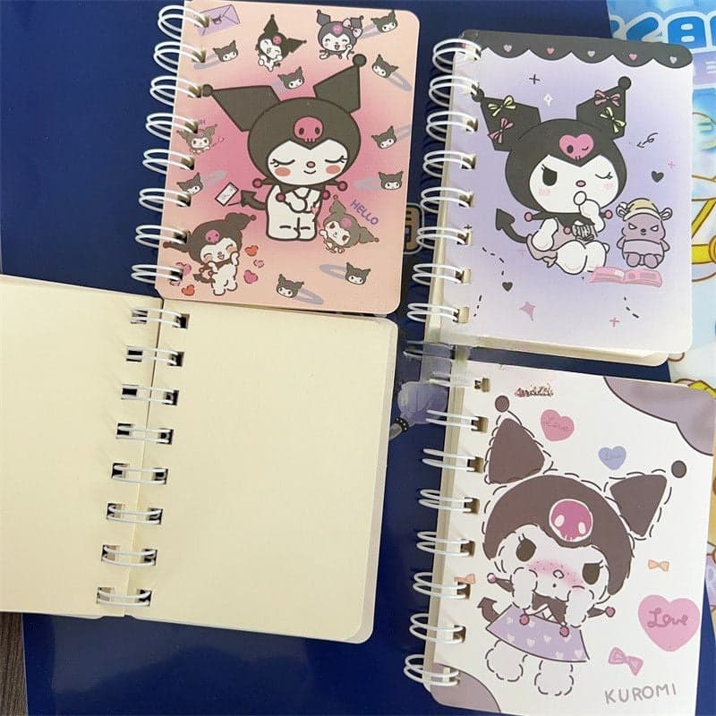 Kuromi A7 Spiral Notebook – Cute INS Style Thick Homework & Study Journal