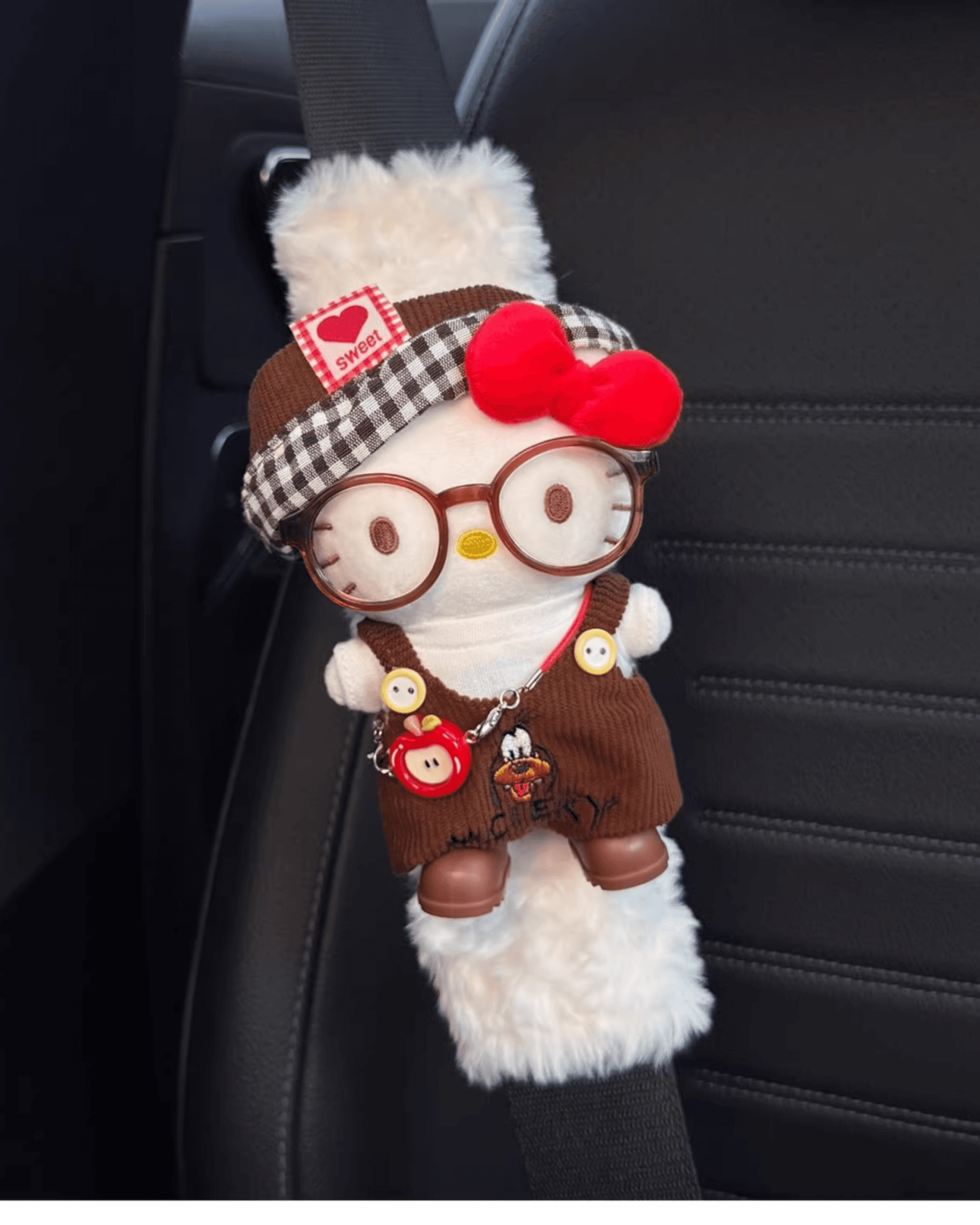 Sanrio Hello Kitty Plush Bag Charm Keychain