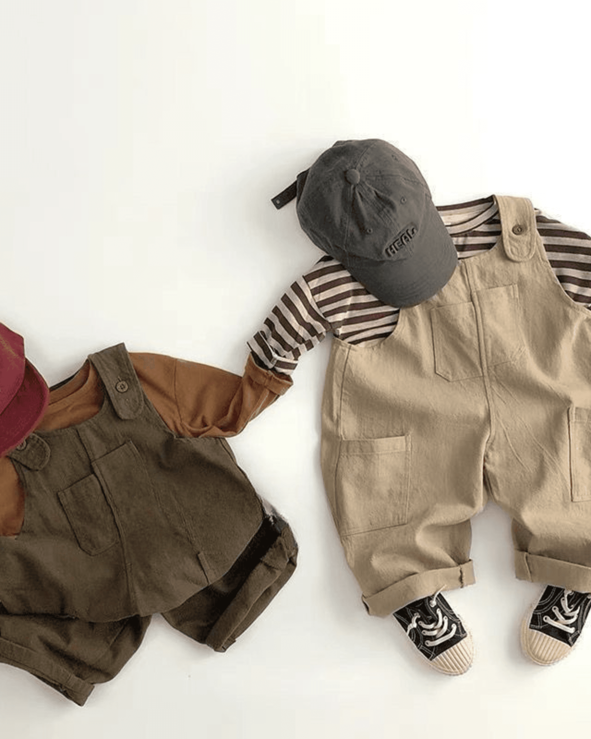 Unisex Kids Cotton Overalls